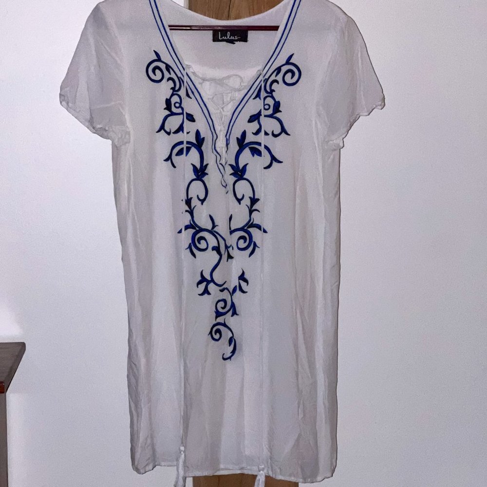 Lulu's dress with lining Sz L